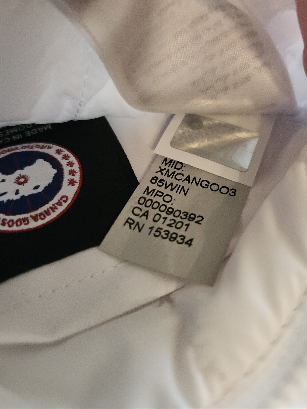 CANADA GOOSE Mini Waist Pack White NEW NWT - Picture 10 of 11